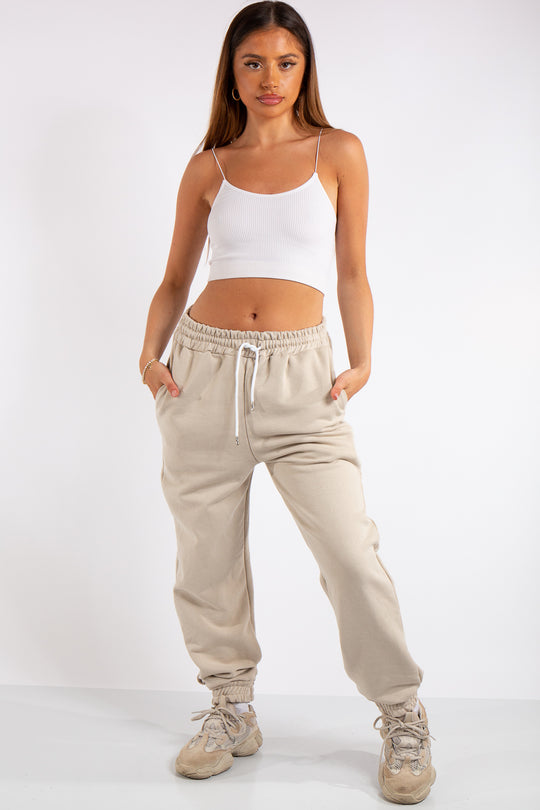 Tenley Stone Plain Jogger Pants