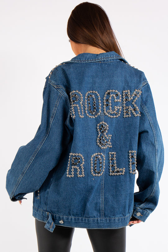 Kaiya Blue Rock & Roll Denim Jacket