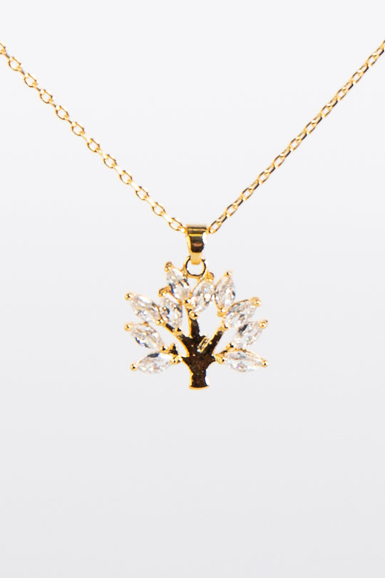 Gold Tree Of Life Pendant Necklace