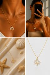 Tree of Life Pendant Necklace – Gold