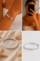 Love Bracelet Bangle – Silver