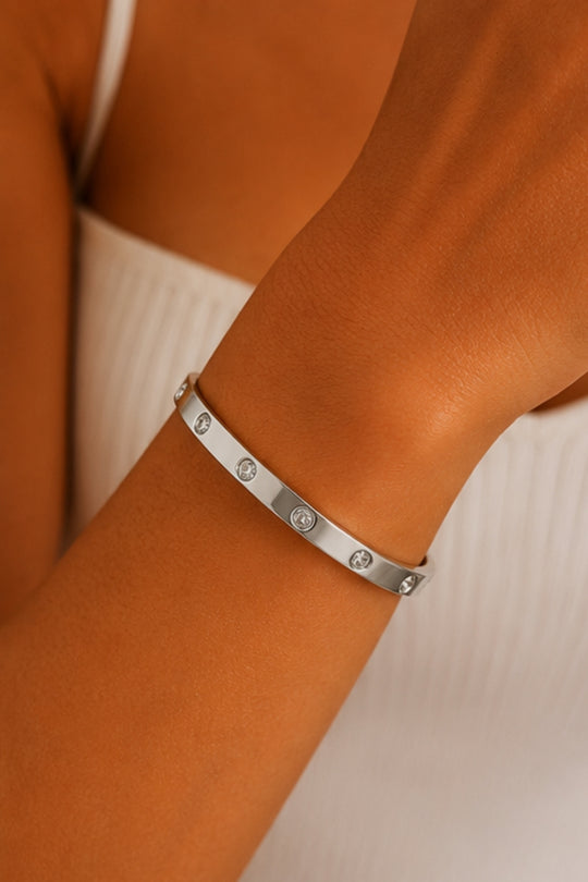 Love Bracelet Bangle – Silver