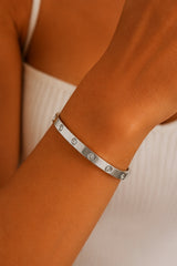 Love Bracelet Bangle – Silver