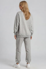 June Oversized Sweatshirt & Joggers Tracksuit Set – Grey
