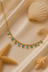 Butterfly Evil Eye Necklace – Gold
