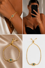 Goz Evil Eye Bracelet - Gold