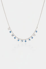 Butterfly Evil Eye Necklace – Silver