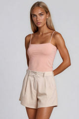 Tinley Flared Pocket Shorts - Stone