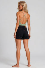 Rebecca Cross Back Bodysuit - Mint Green