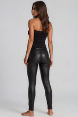 Aurelia Coated Skinny Jeans - Black