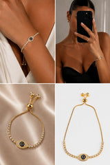 Evil Eye Bracelet - Gold