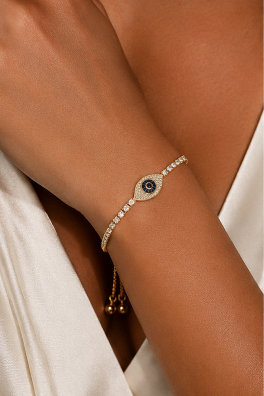 Evil Eye Bracelet - Gold