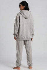 Lia Oversized Hoodie & Joggers Tracksuit Set – Grey