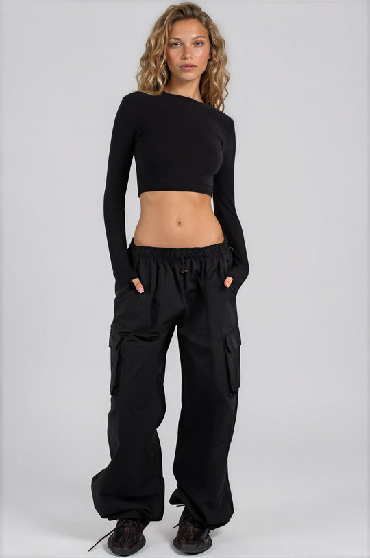 Della Utility Combat Trousers – Black