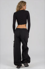 Della Utility Combat Trousers – Black