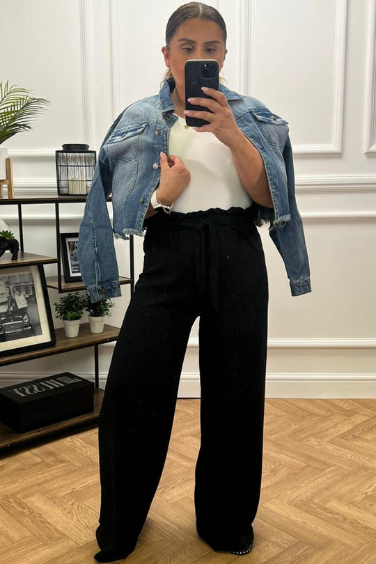 Shelby Black Trousers