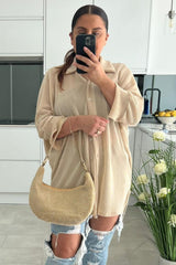 Camille Gold Diamantes Shoulder Bag