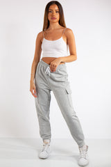 Louise Grey Cargo Jogger Bottoms