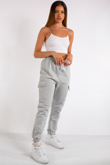 Louise Grey Cargo Jogger Bottoms
