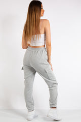 Louise Grey Cargo Jogger Bottoms