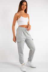 Louise Grey Cargo Jogger Bottoms
