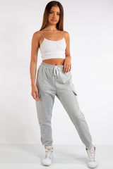 Louise Grey Cargo Jogger Bottoms