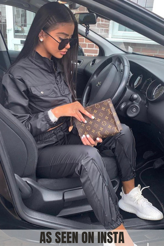 Hattie Black Tracksuit Co ord set