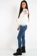 Hadley Blue Denim Button Up High Waist Jean