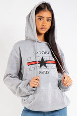 Nora Grey JAdore Slogan Hoodie