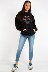 Nora Black JAdore Slogan Hoodie