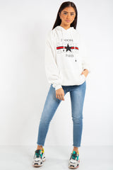 Nora White JAdore Slogan Hoodie