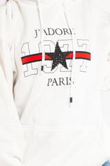 Nora White JAdore Slogan Hoodie