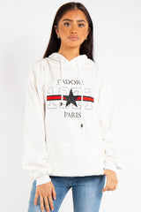 Nora White JAdore Slogan Hoodie
