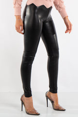 Maci Black Luxury PU Leggings