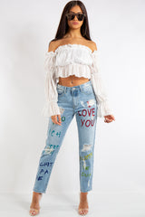 Emmy Rose Gold Frameless Straight Brow Bar Sunglasses