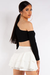 White Frill Skort 