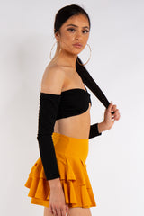 Mustard Frill Skort