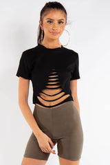 Super Slinky Shinny Khaki Cycle Shorts