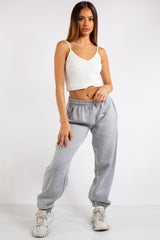Brylee Grey Basic Oversized Joggers
