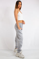 Brylee Grey Basic Oversized Joggers