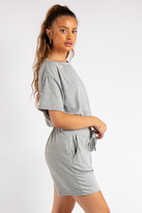 Chana Grey Basic Playsuit