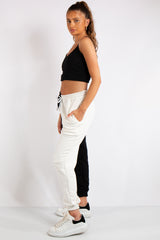Nancy Black White Jogger Pants