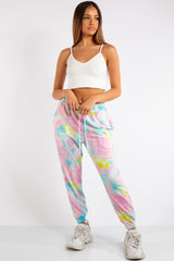 Rhea Pink Tie Dye Joggers