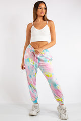Rhea Pink Tie Dye Joggers