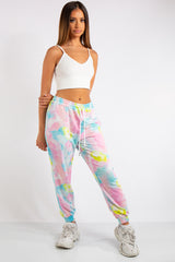 Rhea Pink Tie Dye Joggers