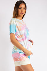Kailyn Light Tie Dye T-shirt Co-ord Set