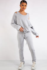 Isabella Grey Jersey 3 Piece Loungewear Set