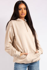 Victoria Stone Oversized Drawstring Hoodie