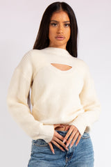Mia Cream 2 in 1 Knitted Jumper
