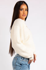 Mia Cream 2 in 1 Knitted Jumper